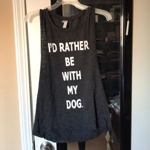 I’d rather be with my dog tank